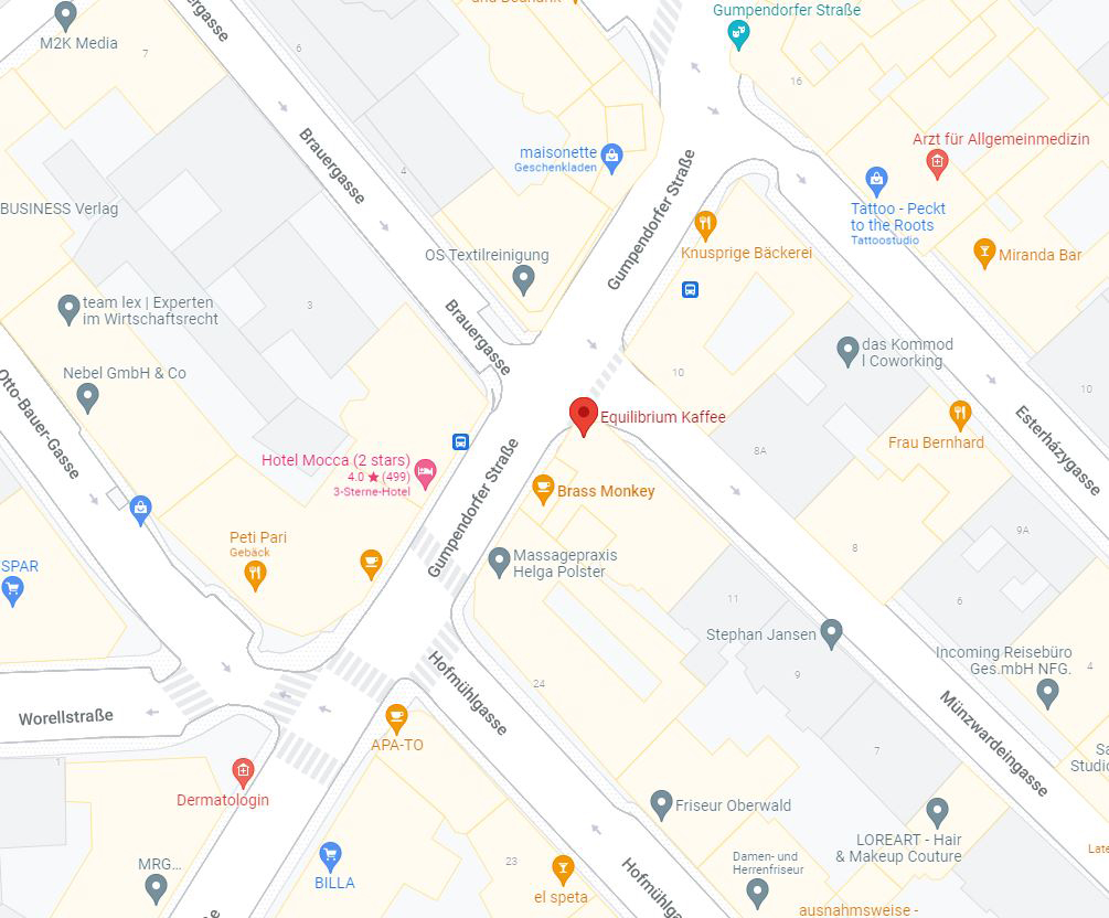 Equilibrium Kaffee Standort Google Maps